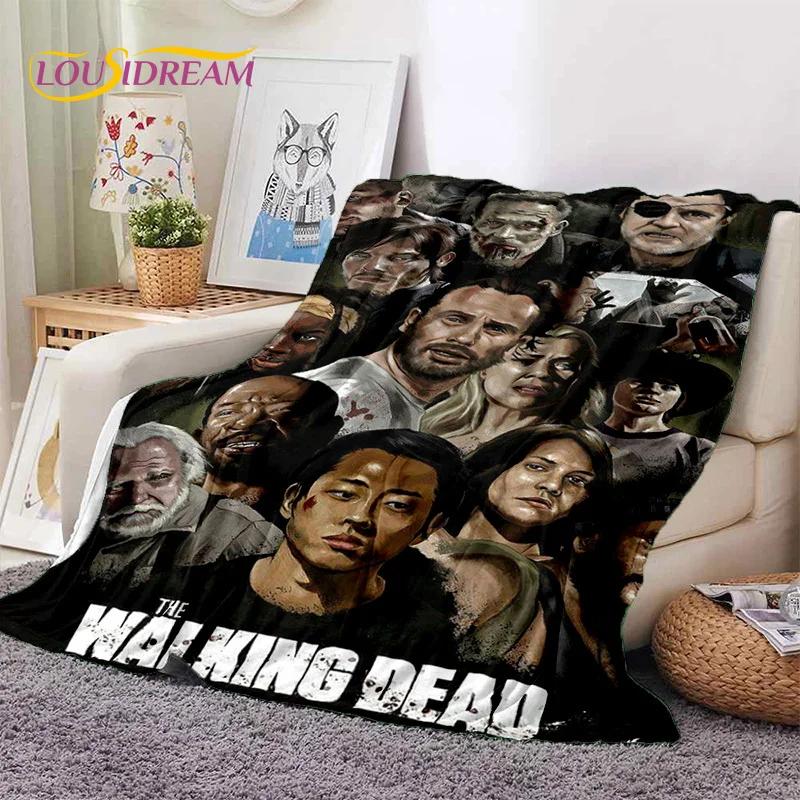 Ходячие мертвецы Линкольн TWD Мягкое фланелевое одеяло для кроватей Спальни Дивана Пикника, Плед для Накрытия на Улице Отдыха Дневного Сна Подарок