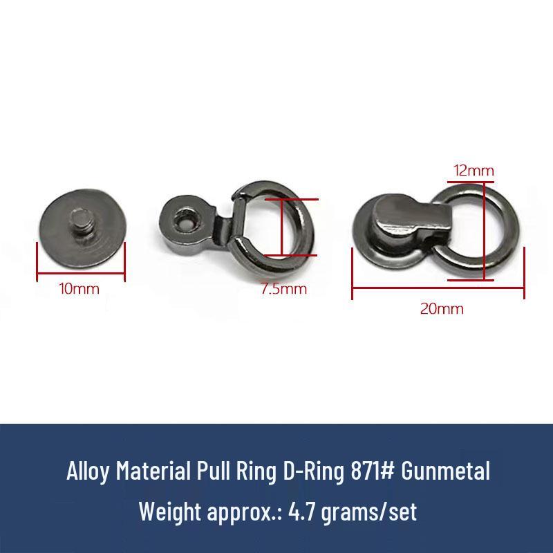 Аксессуары для сумок и багажа: Кольца, Голова монаха, Пирсинг сосков, Кожаные пряжки для DIY, Декоративные винты-заклепки