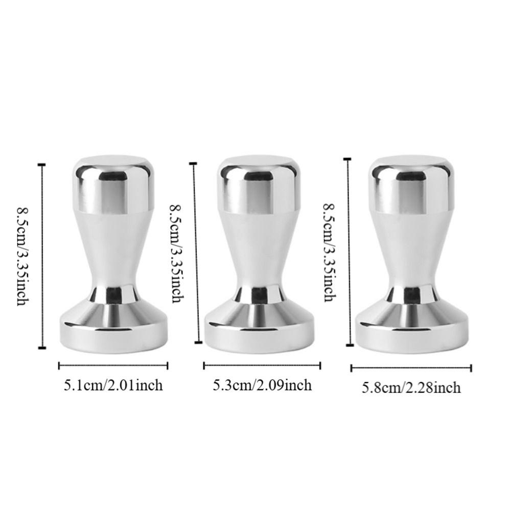 Flat Base Coffee Bean Press 51/53/58MM Coffee Powder Hammer Coffeeware Espresso Tamper Barista