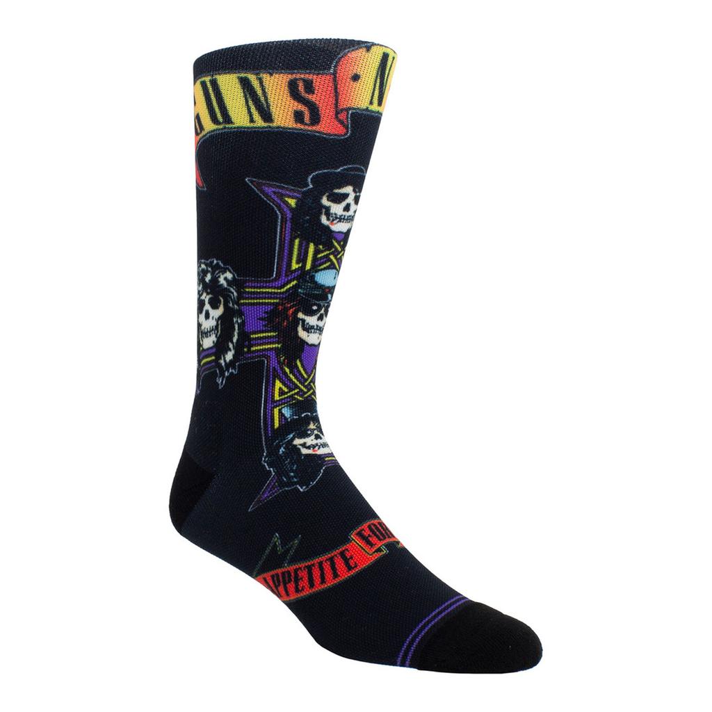 Guns N Roses Unisex Adult Appetite For Destruction Sublimation Crew Socks