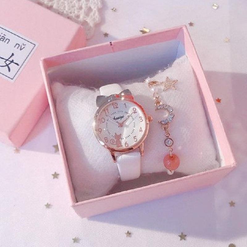 2021Korea Girl Watches Luminous Watches Student Girls Gift Cute Watch Luminous Waterproof Watches Women