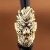 Dark Monkey King Brass Knife Beads EDC Outdoor DIY Paracord Accessories Woven Lanyard Pendants Jewelry Umbrella Rope Hangings
