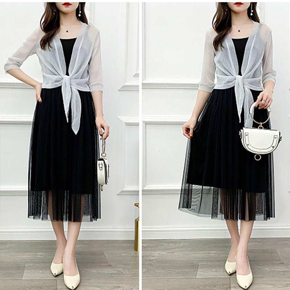 Полиэстеровая рубашка с кондиционером, один размер, сетчатая шаль, высококачественная одежда для защиты от солнца, лето