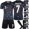 2425 Portugal Football Jerseys Shorts And Socks Set New Season Shorts And Socks Adult And Children Size Set