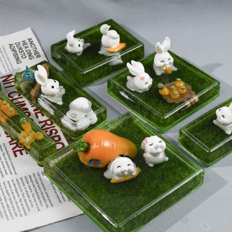 Silicone Resin Molds for Jewelry Soap Dried Flower Ornament Specimen Ornament Making Exploy Casting Molds DIY Handmade