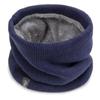 Soft Neck Warmer Winter Windproof Scarf Solid Color Windproof Cashmere Winter Ring Scarf Warm Thick Plush Warm Winter Ring Scarf