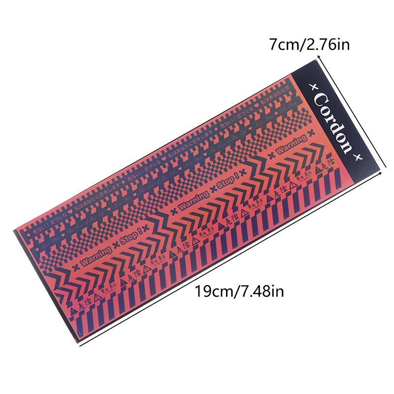 Лазерные Предупреждающие Наклейки Ins Наклейки Сделай Сам Украшение для Ежедневника Наклейка для Блокнота Дневника Скрапбукинга