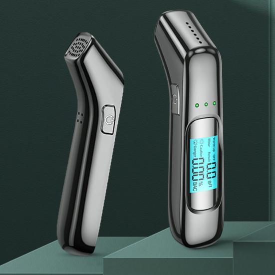 Портативный тестер алкоголя, алкотестер, простой в эксплуатации, цифровой дисплей, высокоточный перезаряжаемый беспроводной тестер, персональный алкотестер