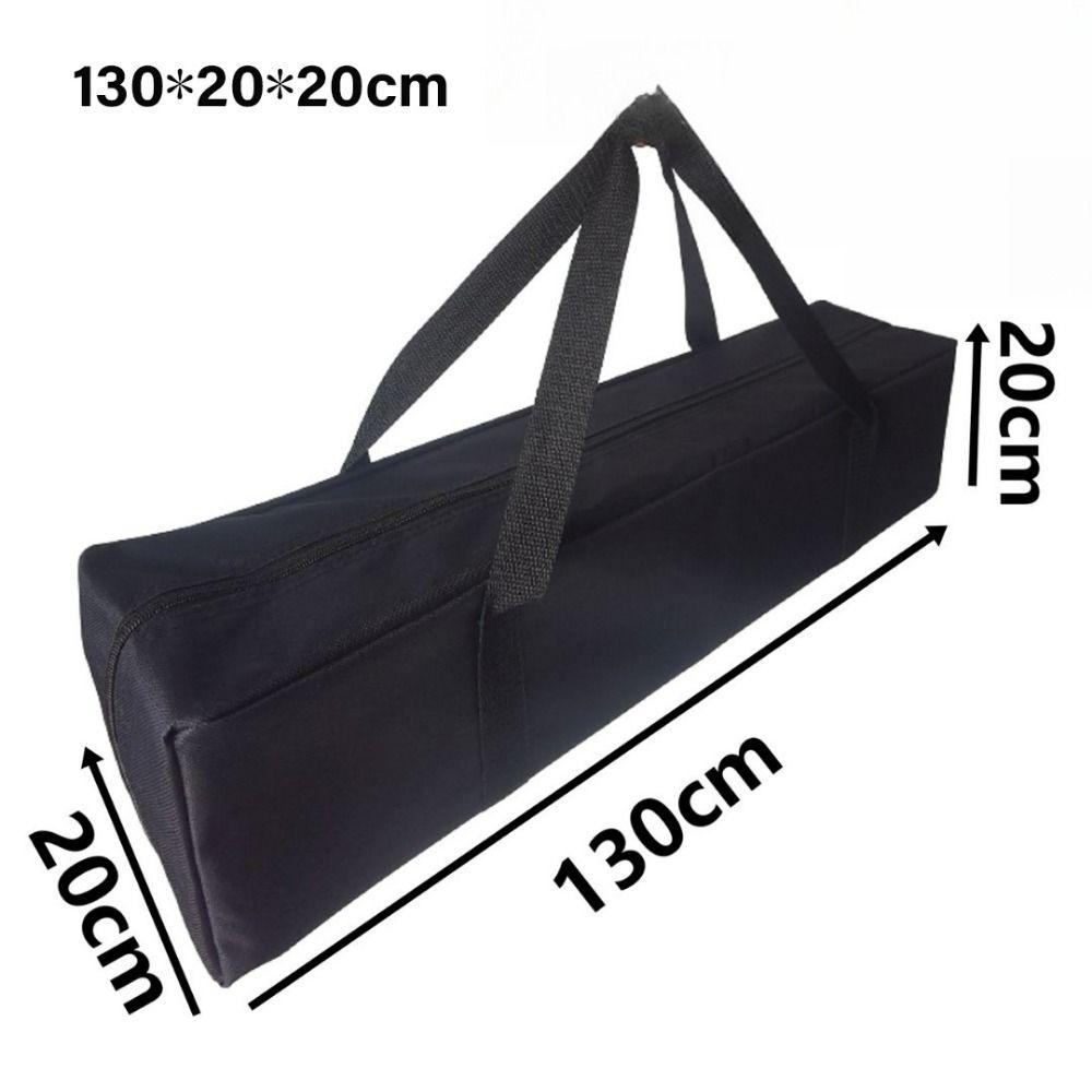 Black Storage Bag Large Travel Picnic Handbag High Quality Canvas Canopy Pole Bag  Outdoor Supplies