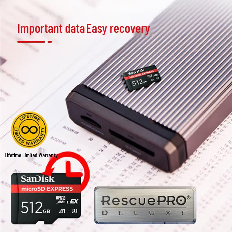SanDisk Express 512GB MicroSDXC Memory Card for Nintendo Switch & 5.3K Devices