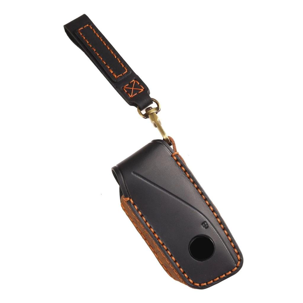 Чехол для автомобильных ключей GUSHIBEI из натуральной кожи для BMW X7 2023