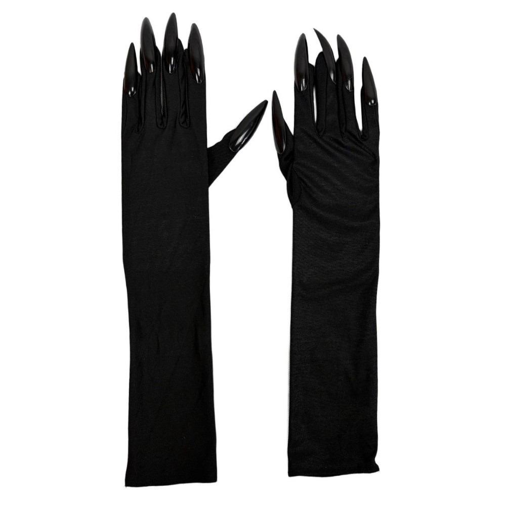 Fancy Props Halloween Cosplay Gloves Long Nails Ghost Claw Mittens Cosplay Performance
