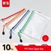 M&G Mesh Zipper Document Bags