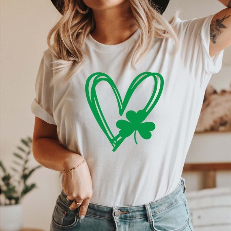 Irish Shirt St Patricks Day Shirt St Patricks Day TShirt for Women St Patricks Shirt for Men Luck of The Irish Shamrock Tops