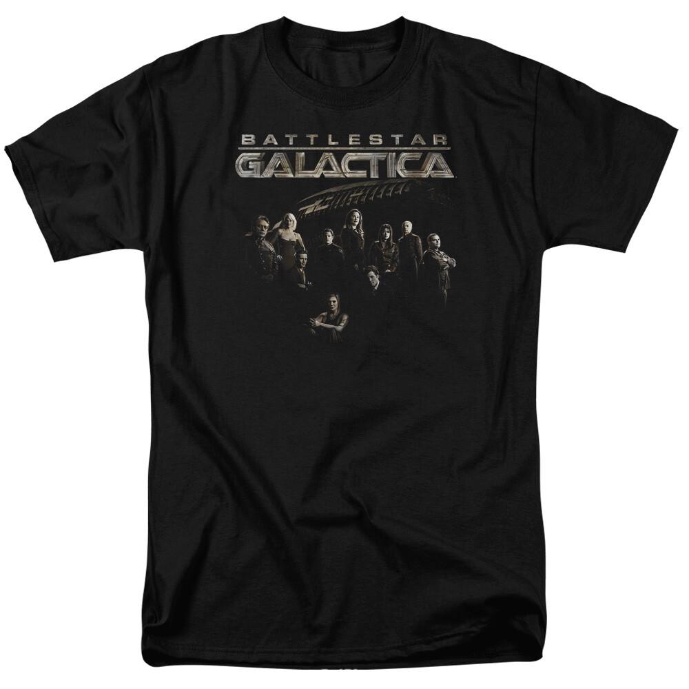 26 Battlestar Galactica Battle Cast Футболка Лицензированная Научно-фантастическое ТВ-шоу Футболка Новая Черная Унисекс Футболка