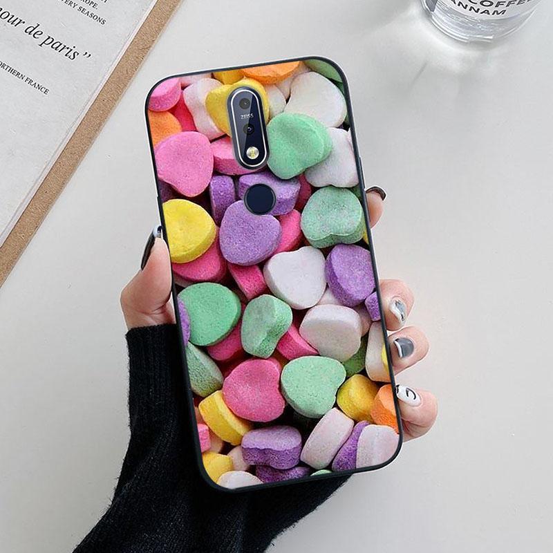 Для Nokia 5.1 Plus Чехол Модный Мягкий Силиконовый Задний Чехол для Nokia 3.1 7.1 Чехол для Телефона etui Fundas Милый Чехол