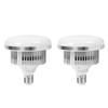 85W LED Light Bulb 3200K-5500K Photography Lamp Bulb E27 Mount with Remote Control for Studio Photography Home Warehouse Office