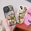Y-yoshitomo Nara-A Ретро-искусство Чехол для телефона из ПУ-кожи Для IPhone 16 15 14 13 12 11 Pro Max Plus Задняя часть Fundas