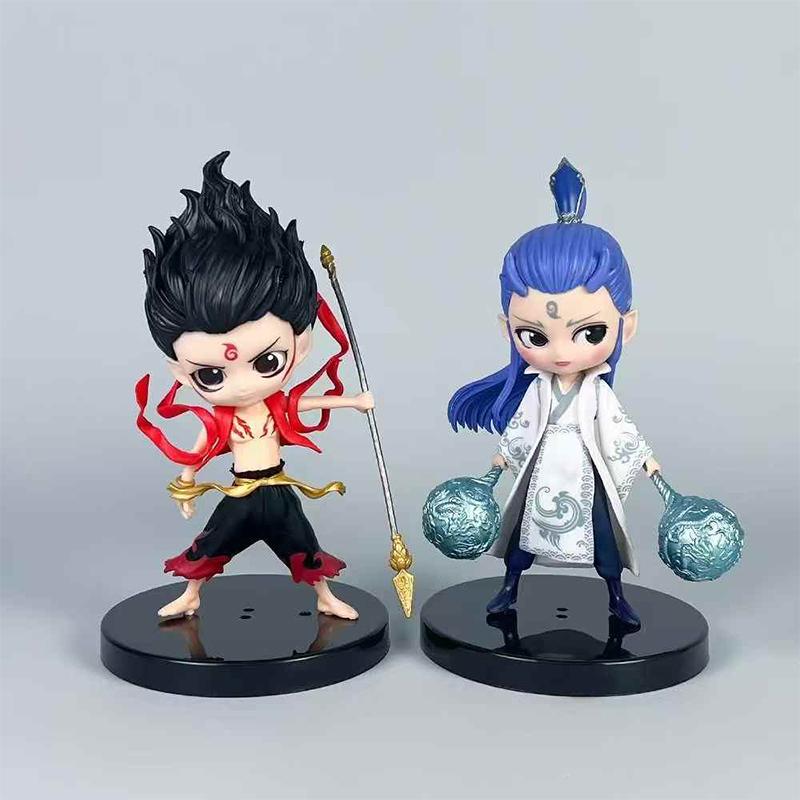 Anime Nezha Cartoon Action Figures Model Toy Ornaments Kids Birthday Gifts