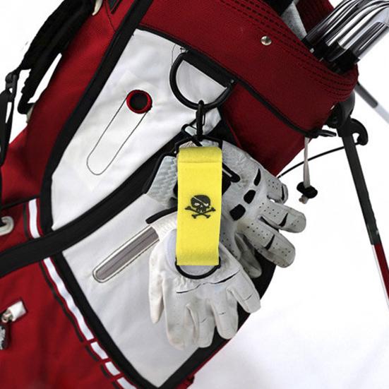 Полотенце для гольфа с карабином, портативное, сверхлегкое, с хорошей фиксацией, удобное, прочное, из полиэстера, полотенце для гольфа