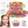 108/188/308 шт. Красочный набор для бисероплетения своими руками, игрушка, развивающие игрушки для изготовления ювелирных изделий, дети