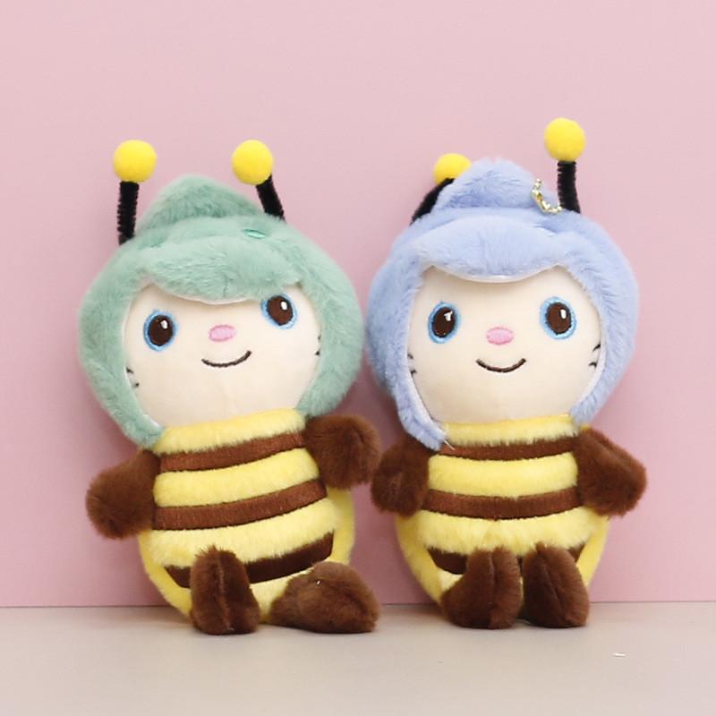 Bee Delightful Plush Character Keychain For Girls Fashionable Cute Accessory Bag