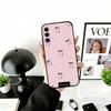 Серия "Бантик" Чехол для телефона для Samsung Galaxy A73, A72, A71, A70, A53, A52, A51, Другие Мягкий Черный Чехол