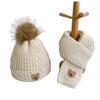 Warm Thicken Baby Hats and Scarf Windproof Baby Beanie Scarf 0-6y Kids Keep Warm Cap  Boys Girls