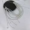 Elegant Multilayer Pearl Waist Chain Butterfly Belly Chain Retro Y2k Waistband  Dress Accessories