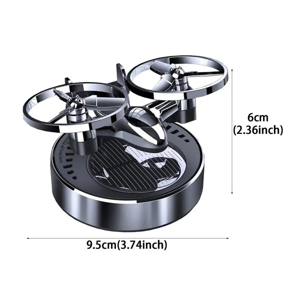 Солнечный самолет парфюм для автомобиля Декор с динамическим вращением и стойким цветочным ароматом Солнечный самолет освежитель воздуха для автомобиля