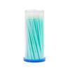 New Long Head 100pcs Disposable Makeup Eyelashes Brushes Mint Green Micro Mascara Brush Use for Eyelash Perming
