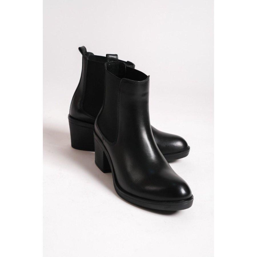 Женские повседневные стильные ботинки из натуральной кожи на среднем каблуке