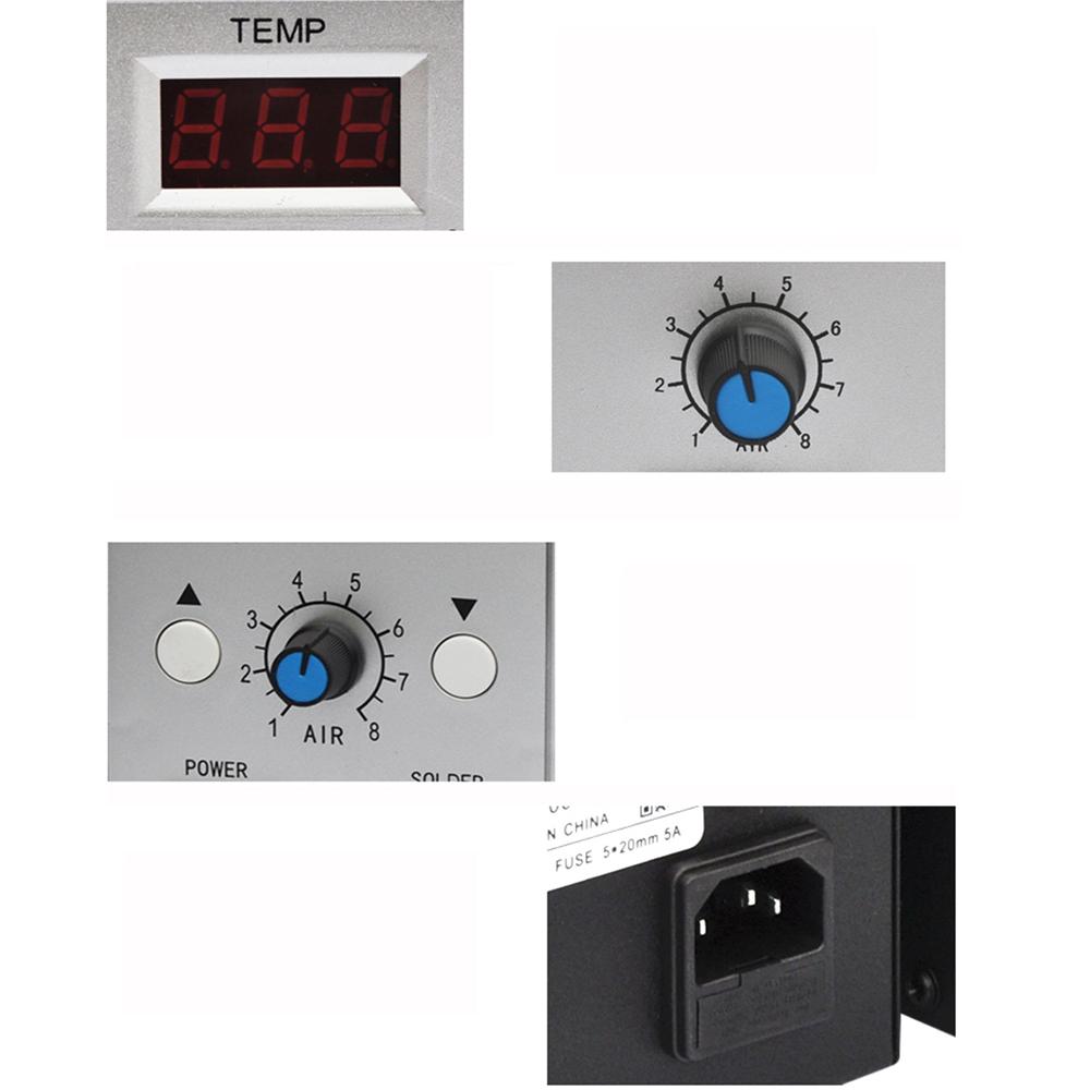 Новый фен 858D 700 Вт паяльная станция BGA паяльная станция термовоздушная пушка 220 В/110 В для SMD SMT сварочные инструменты для ремонта