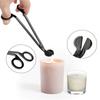 Candle Extinguishing Tool Black Metal Candle Extinguisher Candle Wick Trimming Scissors/hook/candle Tray/candle Nursing Tool