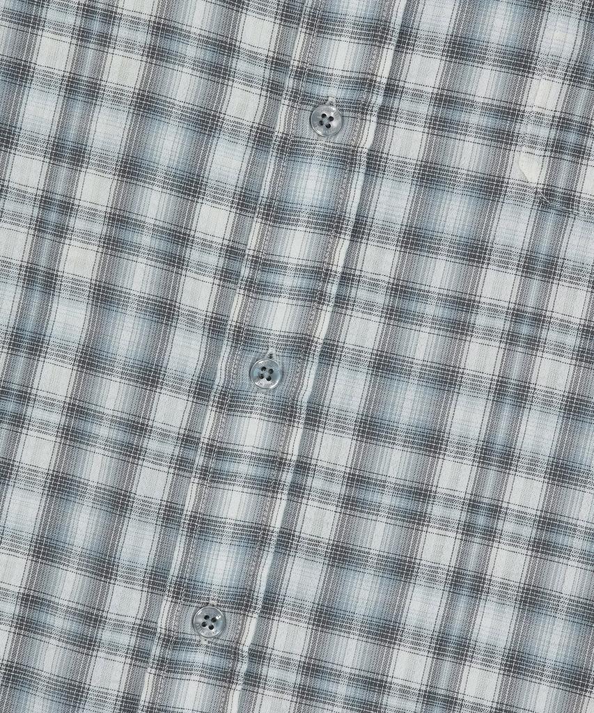 WACKY WILLY Big Check Short Sleeve Shirt Blue