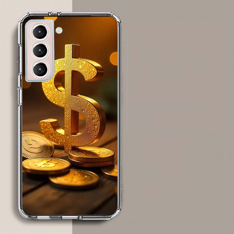 Мир валюты доллара США Чехол для телефона для Samsung A16 A26 A36 A56 A17 A15 A25 A35 A55 A14 A24 A34 A54 A04S A05S Galaxy Note