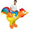 Angry Rooster Inflatable Suit, Adult