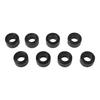 TOP LINE Black Delrin Spacer for M3.0 Thickness 3.0mm 8 Pieces TP-5230