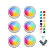 RGB цветные подсветки под шкафом беспроводные светодиодные лампы на батарейках пульт дистанционного управления с регулировкой яркости ночник для гардероба