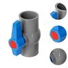 PVC Ball Valve Pipe Fitting with T Handle Water Shut Off for Projects