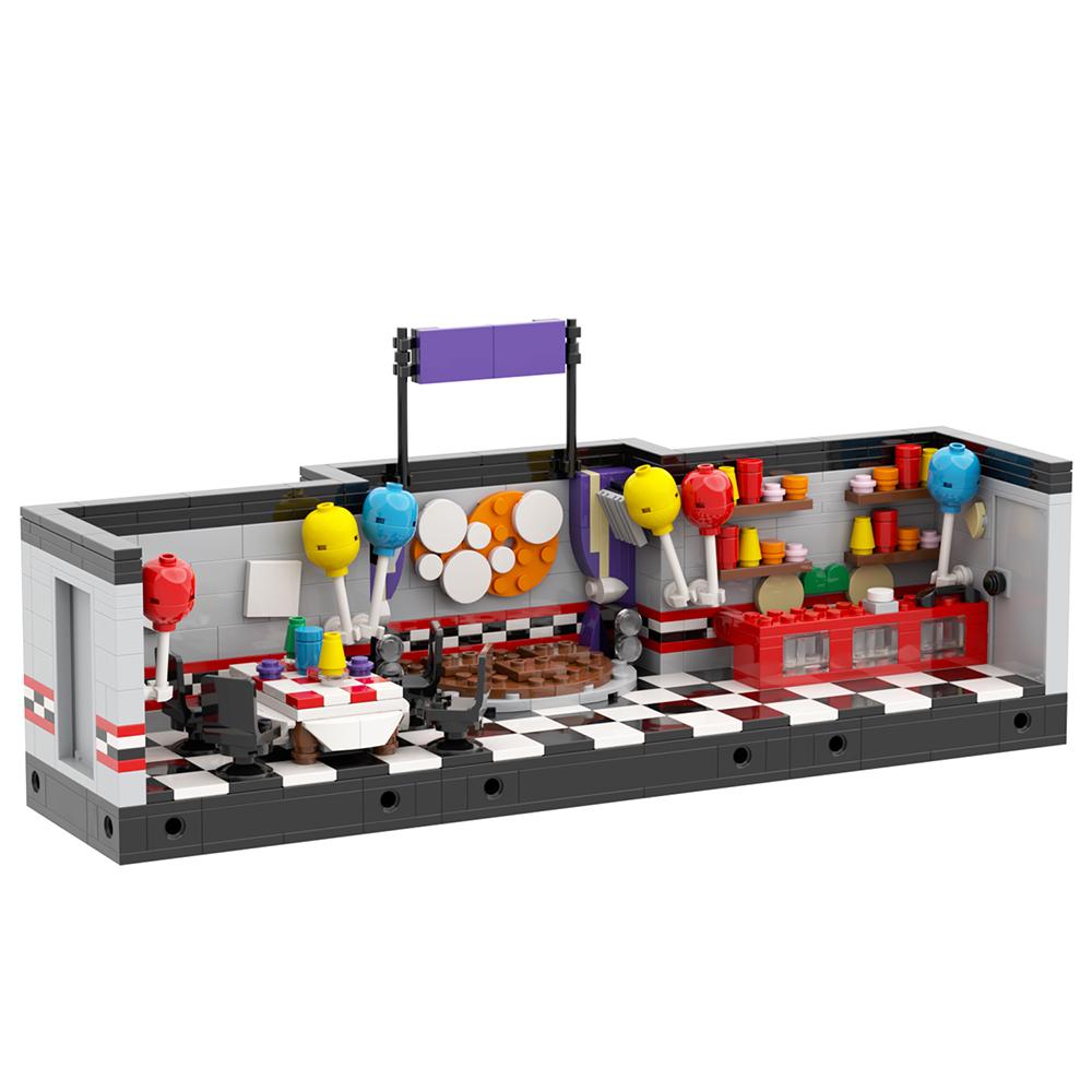 MOC WM2612 Медведь Сцена Ужасы Игровая Фигурка Совместимая WM6170 Строительные Блоки Игрушки Для Детей Друзей Подарок На День Рождения Животное