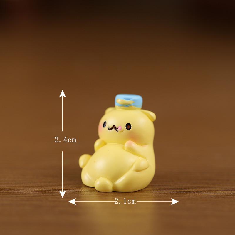 Cute Cartoon Resin Cat Ornaments For Daily Life Scenes And Miniature Decor