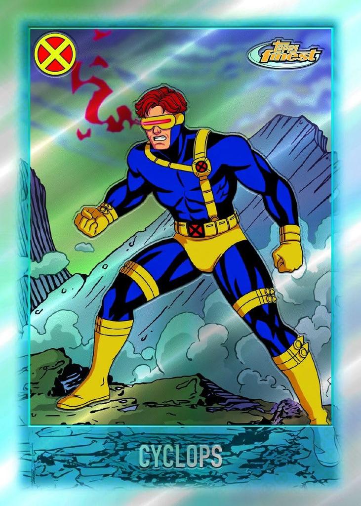 2025 Topps Finest Marvel Trading Card Hobby Box X-Men '97