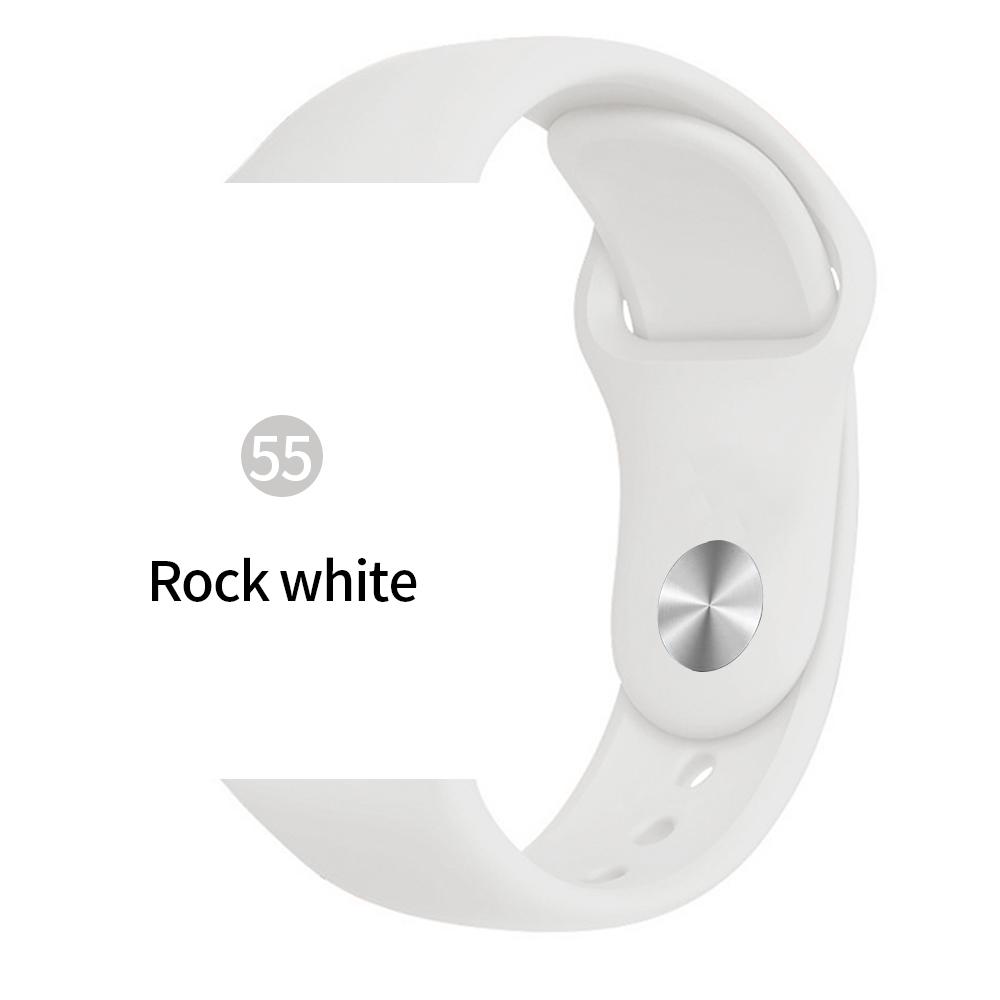 Мягкий спортивный силиконовый ремешок для часов Apple 4 3 2 1 38 мм 42 мм дышащий браслет для Iwatch Series 5 6 SE 40 мм 44 мм ремешок