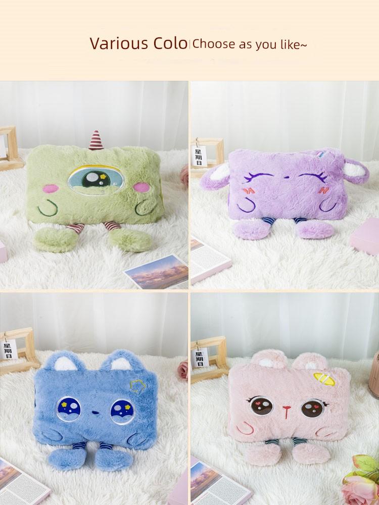 Hot Water Bottle, Rechargeable, Explosion-Proof, Genuine Product, Water-Filled Warm Water Bag, Bed Warmer, Electric Heating Bag for Abdomen, Belly