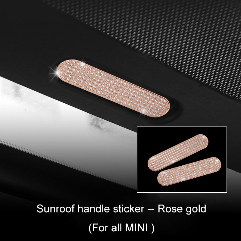 Интерьер автомобиля кольцо с бриллиантами наклейка украшение блестящий декор блестящие аксессуары для девочек для Mini Cooper F54 F55 F56 F60
