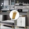 4pcs Wooden Solid Furniture Legs Oblique Straight Non-slip Design Cabinet Legs Adjustable Height Sloping Style Chair Foot Couch