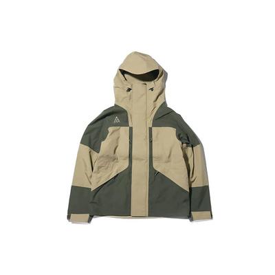Мужская уличная куртка с капюшоном Gore-Tex серии ACG, мужские куртки в стиле милитари, зеленый, хаки, CT2937-325