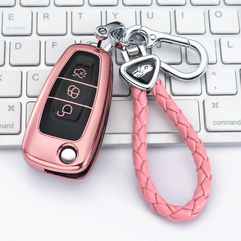 Подходит для Ford Maverick Key Cover13-18Fox17-18Чехлы для автомобильных ключей модели Ruiou Защитный корпус