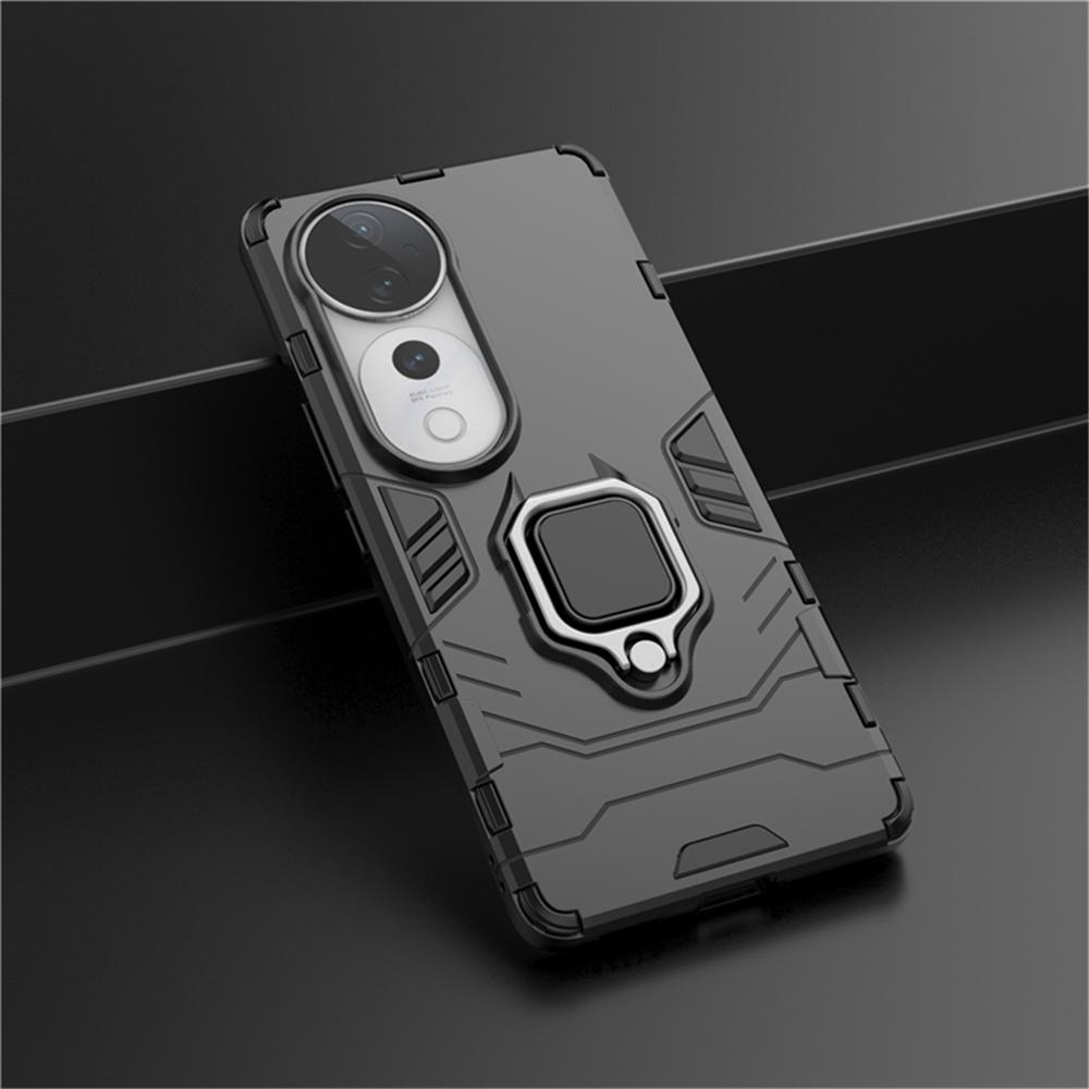 Для Vivo V40 5G чехол Роскошный Кольцо Задняя Крышка Подставка Броня Ударопрочный Чехол Для Телефона Для Vivo V40 Pro 5G V 40 VivoV40 Чехлы Для Телефонов
